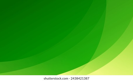 Abstract Green Background Template Vector, Green Background . Dynamic sound wave. Design element. Vector illustration
