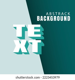 abstract green background with text with dominant color