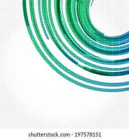 Abstract green background. Vector