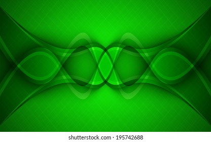 Abstract green background. Vector. Clip-art
