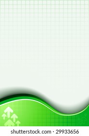 abstract green background. Vector design template.