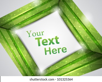 abstract green background. vector illustration