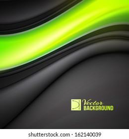 Abstract green background. Vector illustration.