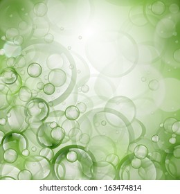 Abstract Green Background - Vector Illustration, Graphic Design Editable For Your Design  