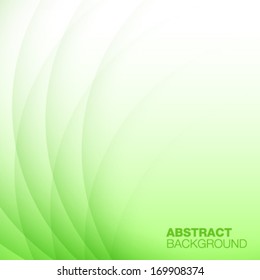 Abstract Green Background. Vector illustration