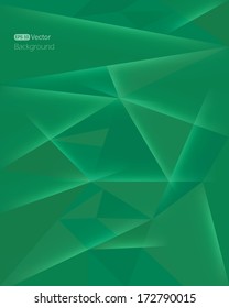 Abstract green background. Vector illustration