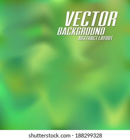 Abstract green background. Vector illustration.