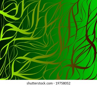 abstract green background - vector illustration