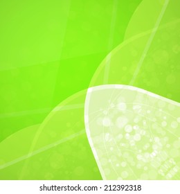 Abstract green background. Vector Illustration. Clip-art