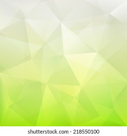 Abstract green background, vector illustration.