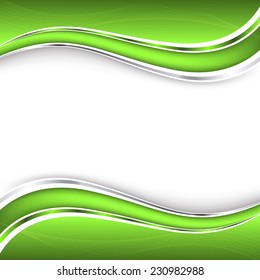 Abstract green background. Vector illustration. Clip-art