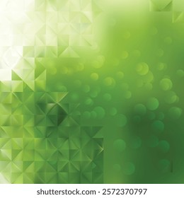Abstract Green Background Vector Illustration