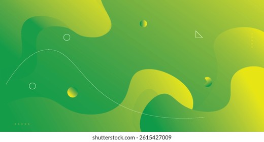 Abstract green background. Vector illustration