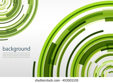 Abstract green background, vector illustration.