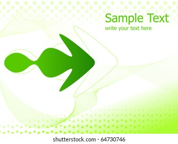 abstract green background  vector illustration