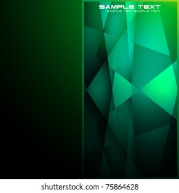 Abstract green background. Vector illustration. Clip-art