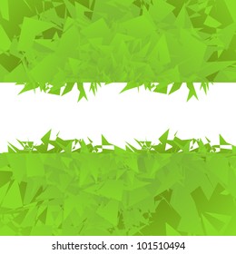 Abstract green background vector with place for text