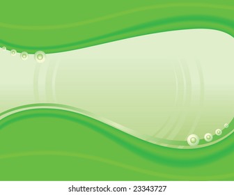 Abstract green background vector. Raster version available in my portfolio