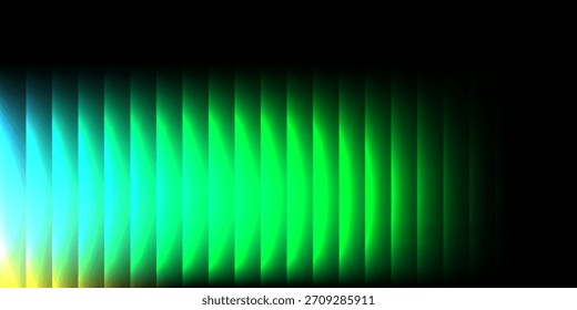 fundo verde abstrato. linhas verticais e tiras vetores eps10