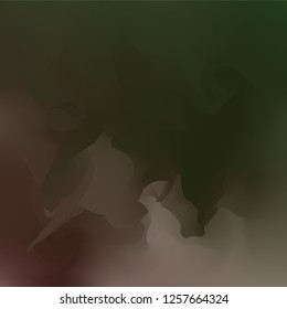 Abstract green background with vibrant gradient shapes. Design template for covers, placards, flyers, presentations, cards, banners, advertisement, identity. Vector illustration. Eps10