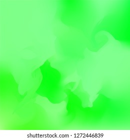 Abstract green background with vibrant gradient shapes. Design template for covers, placards, flyers, presentations, cards, banners, advertisement, identity. Vector illustration. Eps10