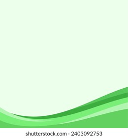 abstract green background with waves