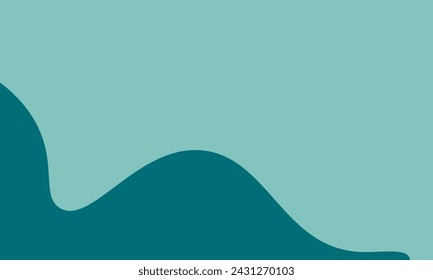 abstract green background with waves