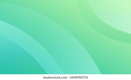 Abstract green background with waves. Creative illustration for poster, web, landing, page, cover
