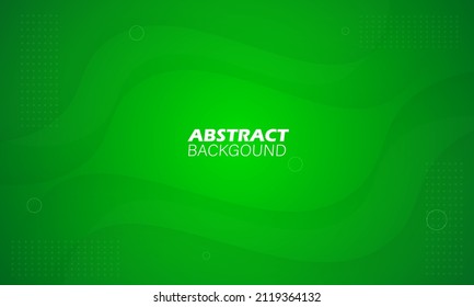 Abstract green background, with wavy design and shadow gradient. Vector illustration of EPS 10