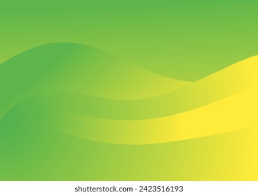 Abstract green background. wavy texture Dynamic shapes composition.
