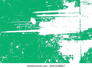 Abstract green background with white textured elements grunge texture design modern decorative pattern graphic design