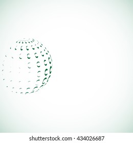 abstract green background for your text and logo latex