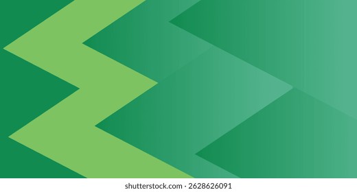 abstract green banner background with diagonal stripes and dot halftone.modern