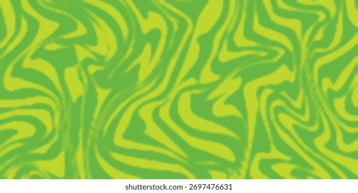 abstract green banner background with diagonal stripes and dot halftone.modern	