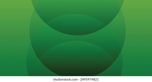 abstract green banner background with dynamic curves and shadows.vektor