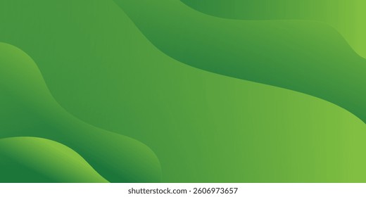 abstract green banner background. dynamic effect. futuristic technology style. vector EPS 10