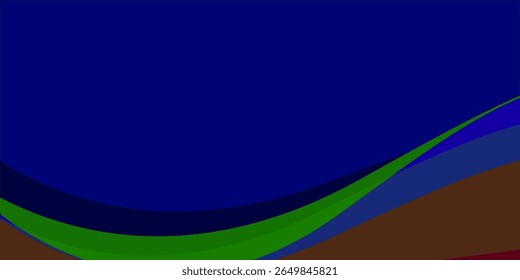 Abstract green banner background. Graphic design banner pattern background template with dynamic curve shapes