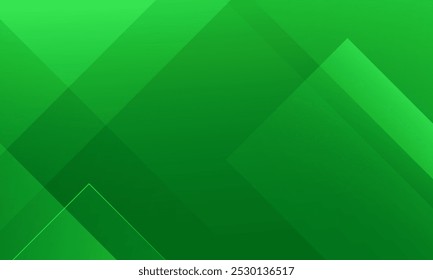 Fondo de Anuncio verde Abstractas. Ilustración vectorial