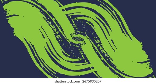 Diseño de Vector de Anuncio verde Abstractas, Plantilla de fondo Horizontal deportivo dinámico para promoción de medios o Anuncio de Web, Ilustración vectorial.