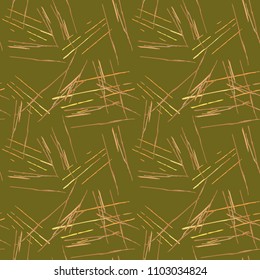 Abstract green, beige and orange background as UFO camouflage. Seamless repeat light pattern usable as urban camo, wallpaper, backdrop or for print for textile or wrapping paper