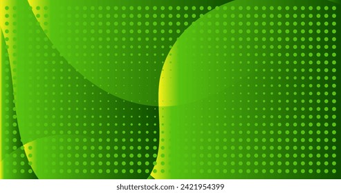 fondo biológico verde abstracto. ilustración vectorial