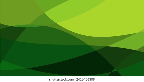abstract green bio curve elegant background