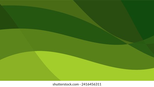abstract green bio curve elegant background