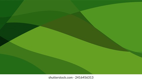 abstract green bio curve elegant background