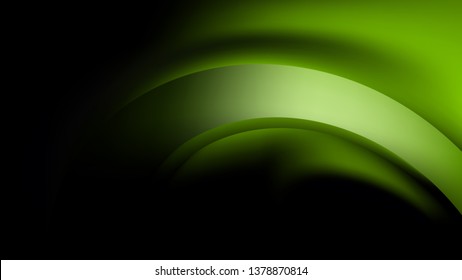 Abstract Green and Black Background