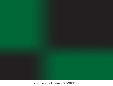 Abstract green and black background with cross