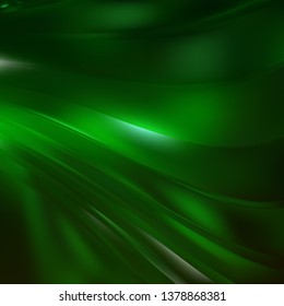 Abstract Green and Black Background Design