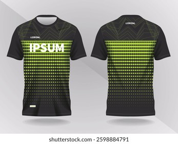 abstract green and black background and pattern for sport jersey design