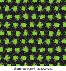 Abstrakter grüner und schwarzer Hintergrund mit psychedelischem Muster. Kann für Tapeten, Musterfüllungen, Textilien, Webseiten-Hintergrund, Oberflächenstrukturen verwendet werden