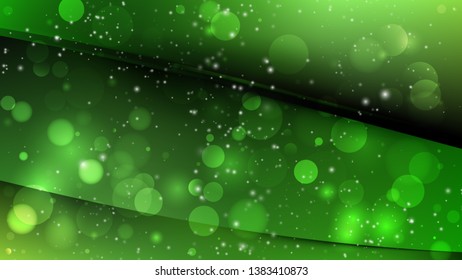 Abstract Green and Black Defocused Background Design